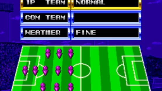 Screenshot of Tecmo World Cup Super Soccer
