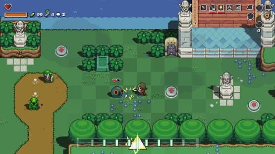 Screenshot of Cadence of Hyrule: Crypt of the NecroDancer Featuring the Legend of Zelda