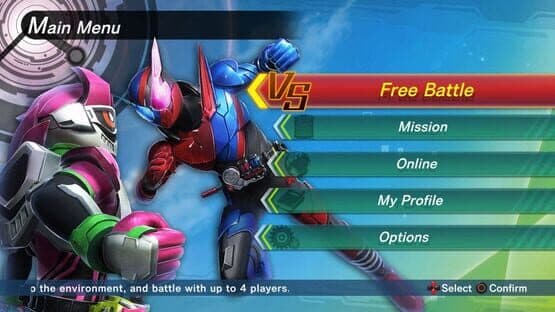 Screenshot of Kamen Rider: Climax Fighters