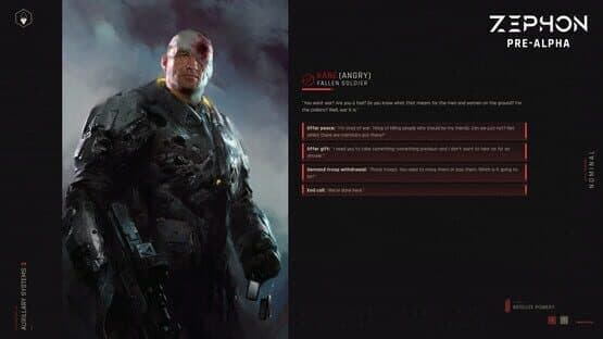 Screenshot of Zephon
