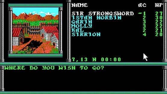 Screenshot of Death Knights of Krynn