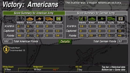 Screenshot of Close Combat