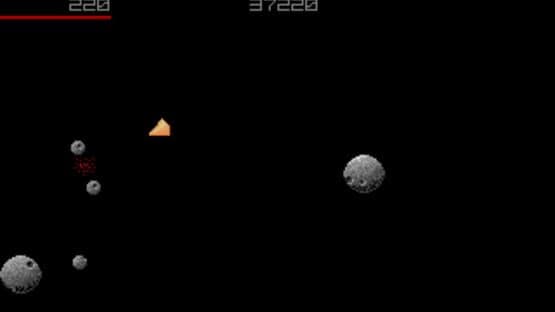 Screenshot of Asteroids Deluxe