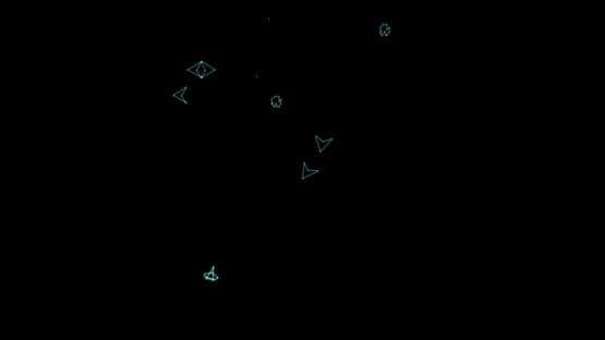 Screenshot of Asteroids Deluxe