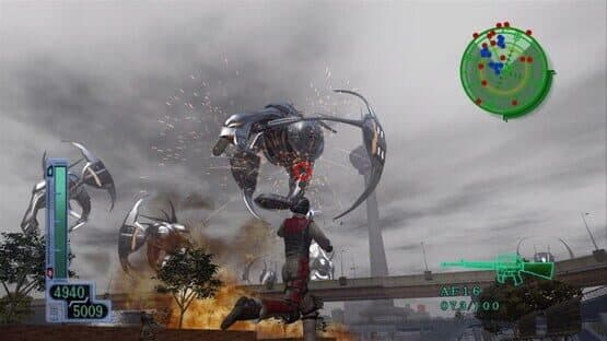 Screenshot of Earth Defense Force 2017