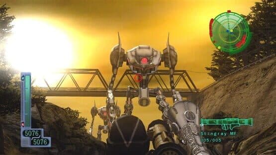 Screenshot of Earth Defense Force 2017