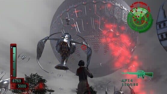 Screenshot of Earth Defense Force 2017