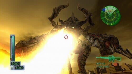 Screenshot of Earth Defense Force 2017
