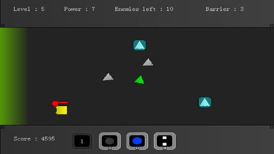 Screenshot of Square vs Triangles