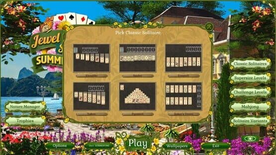 Screenshot of Jewel Match Solitaire: Summertime