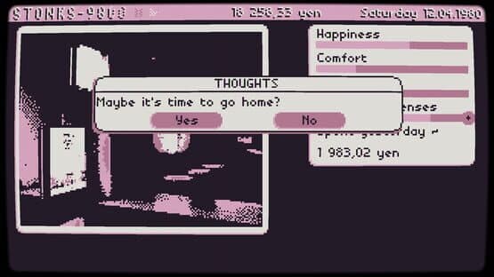 Screenshot of Stonks-9800: Stock Market Simulator