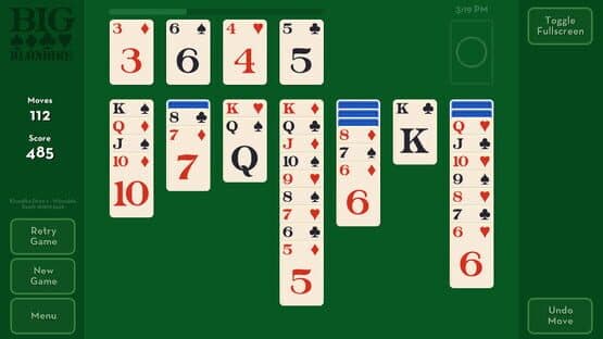 Screenshot of Big Klondike: Classic Solitaire