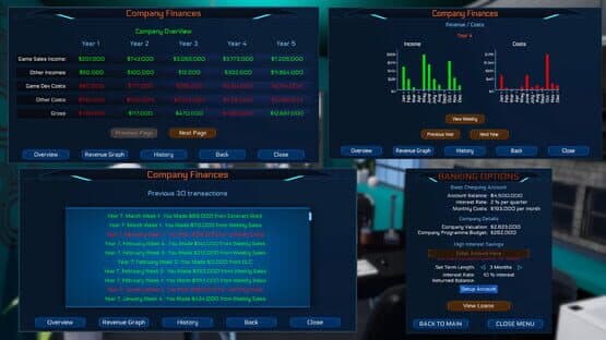 Screenshot of Game Dev Masters