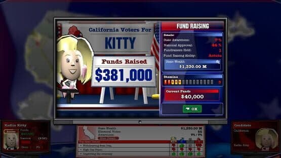 Screenshot of The Political Machine 2008