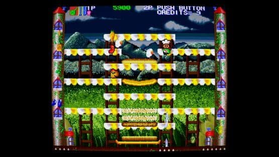 Screenshot of Super BurgerTime