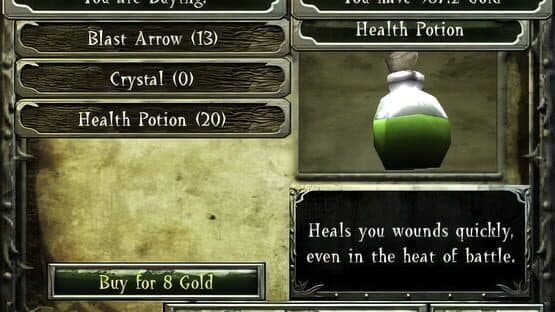 Screenshot of Ravensword: The Fallen King
