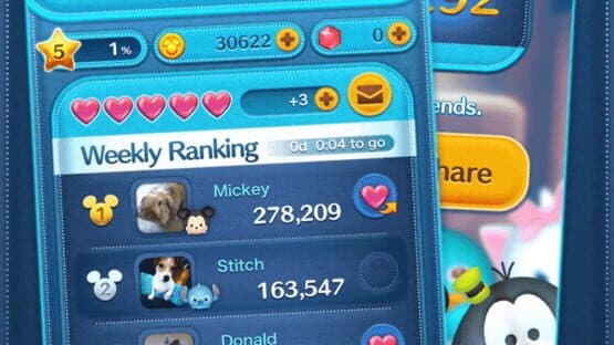 Screenshot of Line: Disney Tsum Tsum