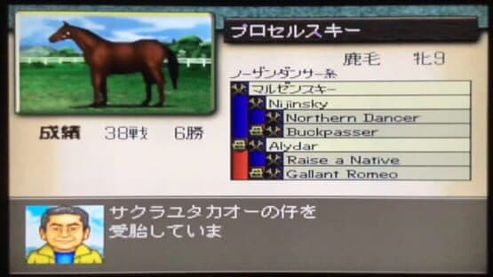 Screenshot of Derby Stallion 64