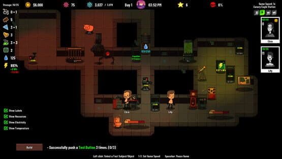 Screenshot of Rogue AI Simulator