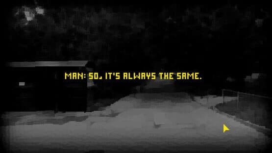 Screenshot of Nevermore: Documentary Kinetic Novel