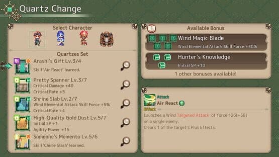 Screenshot of Gale of Windoria