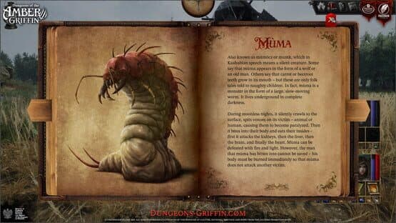 Screenshot of Dungeons of the Amber Griffin