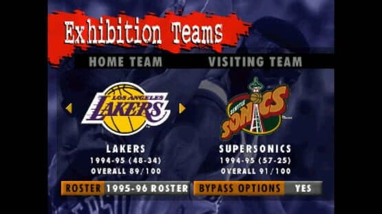 Screenshot of NBA Action