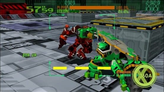 Screenshot of Cyber Troopers Virtual-On Oratorio Tangram