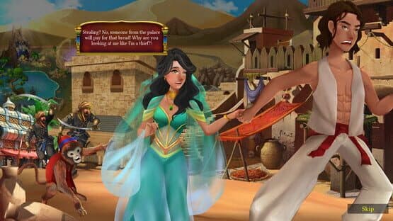 Screenshot of Amanda's Magic Book 6: Aladdin's Magic Lamp