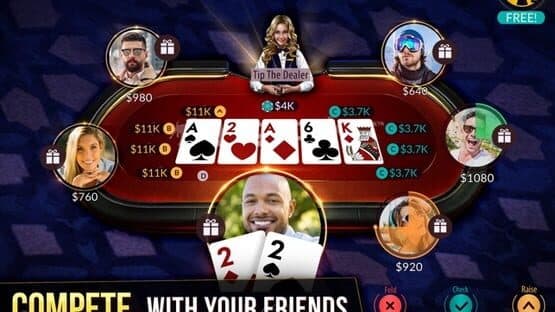 Screenshot of Zynga Poker