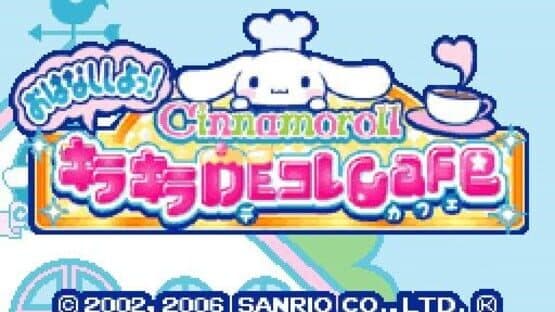 Screenshot of Cinnamoroll: Ohanashi Shiyo!: Kirakira de Kore Cafe