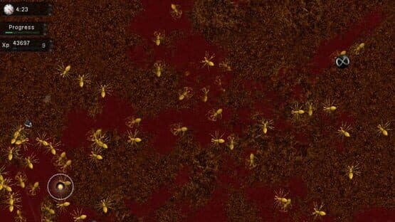 Screenshot of Crimsonland