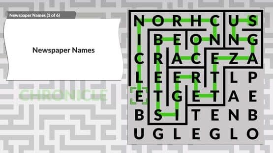 Screenshot of Word Maze by Powgi