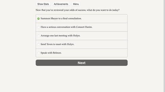 Screenshot of Turncoat Chronicle