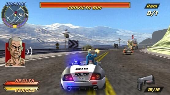 Screenshot of Pursuit Force: Extreme Justice