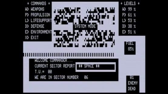 Screenshot of Zossed in Space