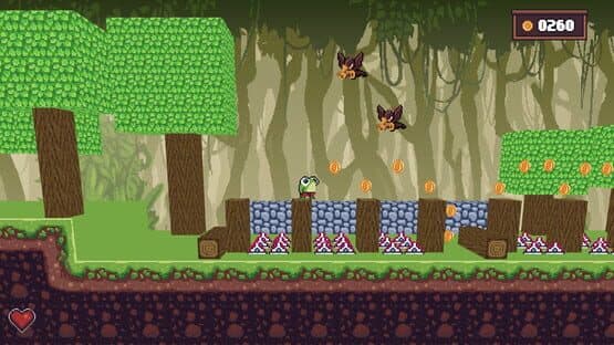 Screenshot of Froggy Bouncing Adventures