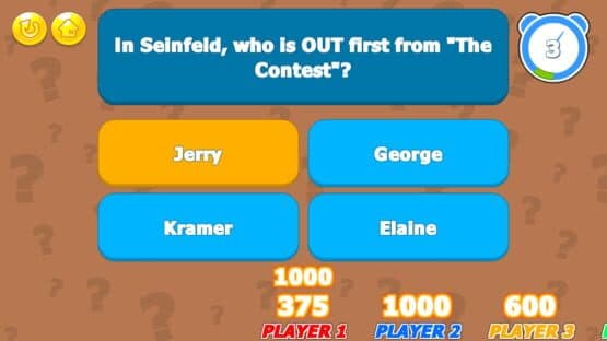 Screenshot of Television Trivia