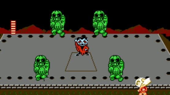 Screenshot of Splatterhouse: Wanpaku Graffiti