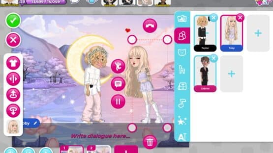 Screenshot of MovieStarPlanet 2