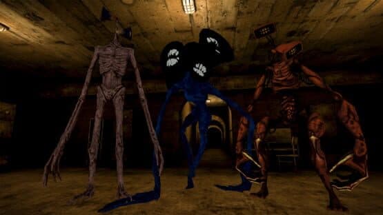 Screenshot of Siren Head Horror Bunker VR