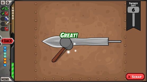 Screenshot of Jacksmith: Weapons and Warriors