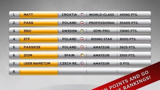 Screenshot of EuroGoal 2012