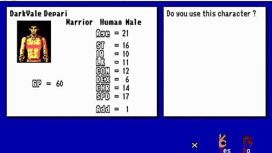 Screenshot of Tunnels & Trolls: Crusaders of Khazan