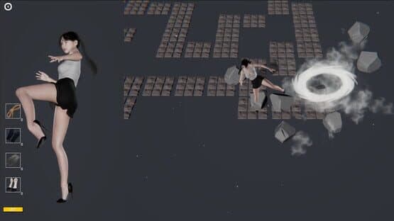 Screenshot of Cage Girl