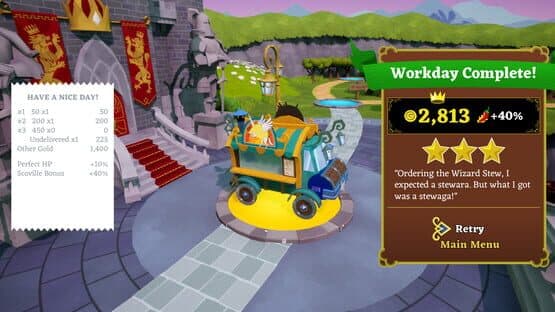 Screenshot of Mage Food Truck