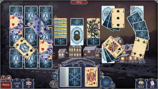 Screenshot of Jewel Match Solitaire Winterscapes 3: Collector's Edition