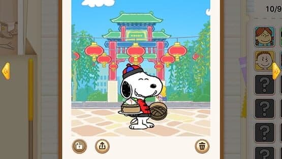 Screenshot of Snoopy Puzzle Journey