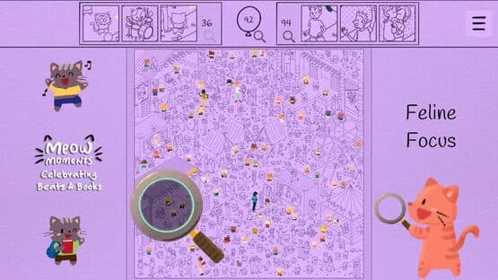 Screenshot of Meow Moments: Celebrating Beats & Books