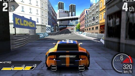 Screenshot of Ridge Racer 3D